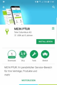 PYUR App - Playstore